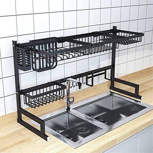 Stainless Steel Dish Drying Rack & Storage Holder