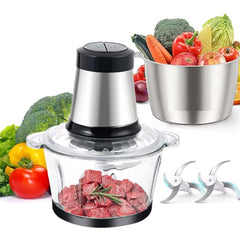 Stainless Steel Electric Blender & Meat Grinder
