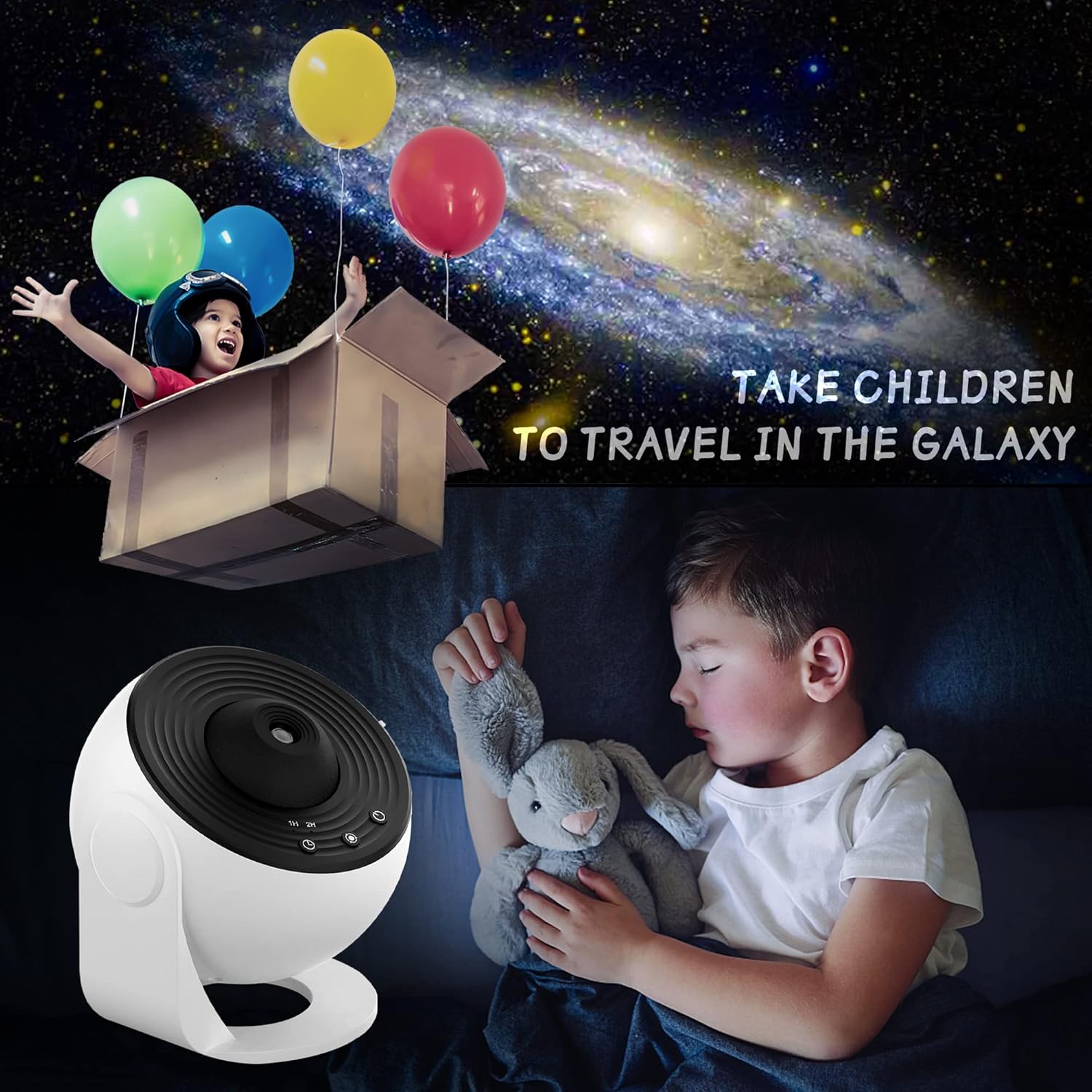 Galaxy Projector – 360° Rotation Star Projector with 13 Replaceable Galaxy Discs, Adjustable Brightness, Ideal for Kids & Adults, UAE Dubai Nawazia