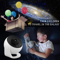 Galaxy Projector – 360° Rotation Star Projector with 13 Replaceable Galaxy Discs, Adjustable Brightness, Ideal for Kids & Adults, UAE Dubai Nawazia