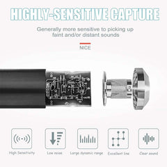 USB Microphone Bundle with Sound Card for Podcasting and Meetings