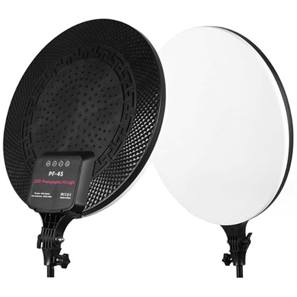PF-45 Photography Light – 18" 60W High-Brightness Circular Fill Light for Pro Streaming & Beauty Nawazia