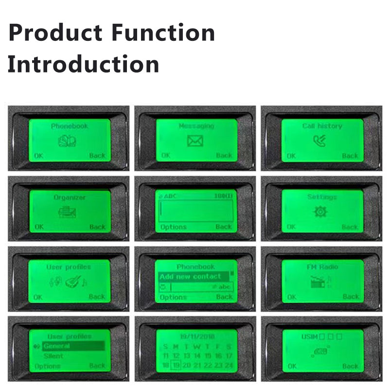 Wireless GSM Dual SIM Landline Phone with Caller ID, SMS, and Call Recording