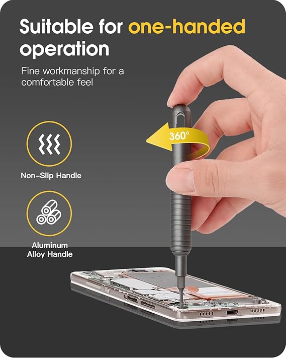 51-in-1 Precision Screwdriver Set | Portable Magnetic Screwdriver Kit with 48 Bits for Torx, Hex & Small Repairs Nawazia