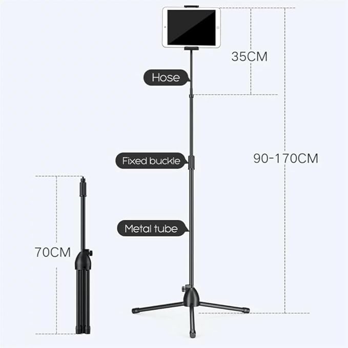 Universal Height-Adjustable Mobile Phone Floor Stand Holder | Hands-Free Convenience for All Devices Nawazia
