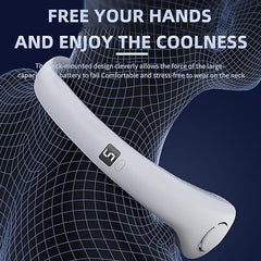 Foldable Neck Fan | Portable Personal Cooling System with 22 Air Outlets | Stay Cool Anytime, Anywhere Nawazia