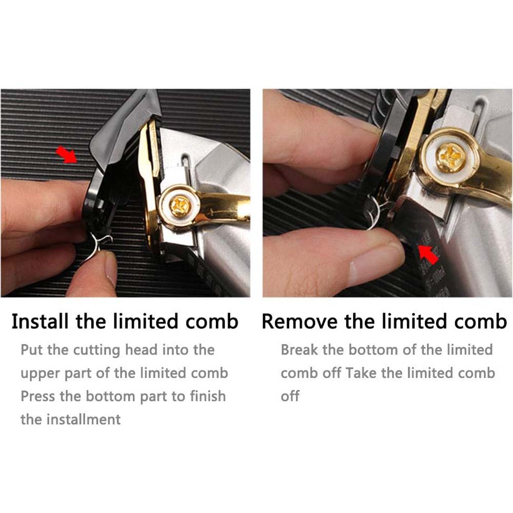 Professional Hair Clipper for Men - Cordless Rechargeable Grooming Kit with T Blade Trimmer, 6 Guide Combs, Beard Trimmer, Barber Haircut Tool Nawazia