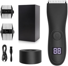Electric Hair Trimmer & Shaver for Men | Body Groomer for Groin, Ball & Pubic Hair | Replaceable Ceramic Blade Nawazia