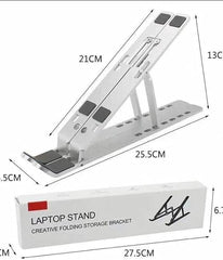 Creative Folding Laptop Stand | Portable & Ergonomic Storage Bracket for Comfortable Laptop Use Nawazia