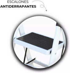 Lightweight Foldable Ladder – Anti-Slip Multi-Position Ladder, Heavy Duty & Sturdy, Compact Design for Home, Kitchen, Pantry, and Office Use, High Capacity Nawazia