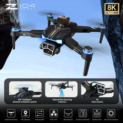 Z104 Drone with 4.5" Screen Remote. Professional GPS aerial photography drone with balance armor style. For kids & adults
