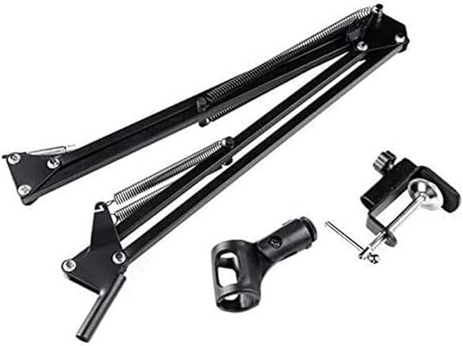 Professional Recording Microphone Stand | Adjustable Scissor Arm for Dynamic & Condenser Mics Nawazia