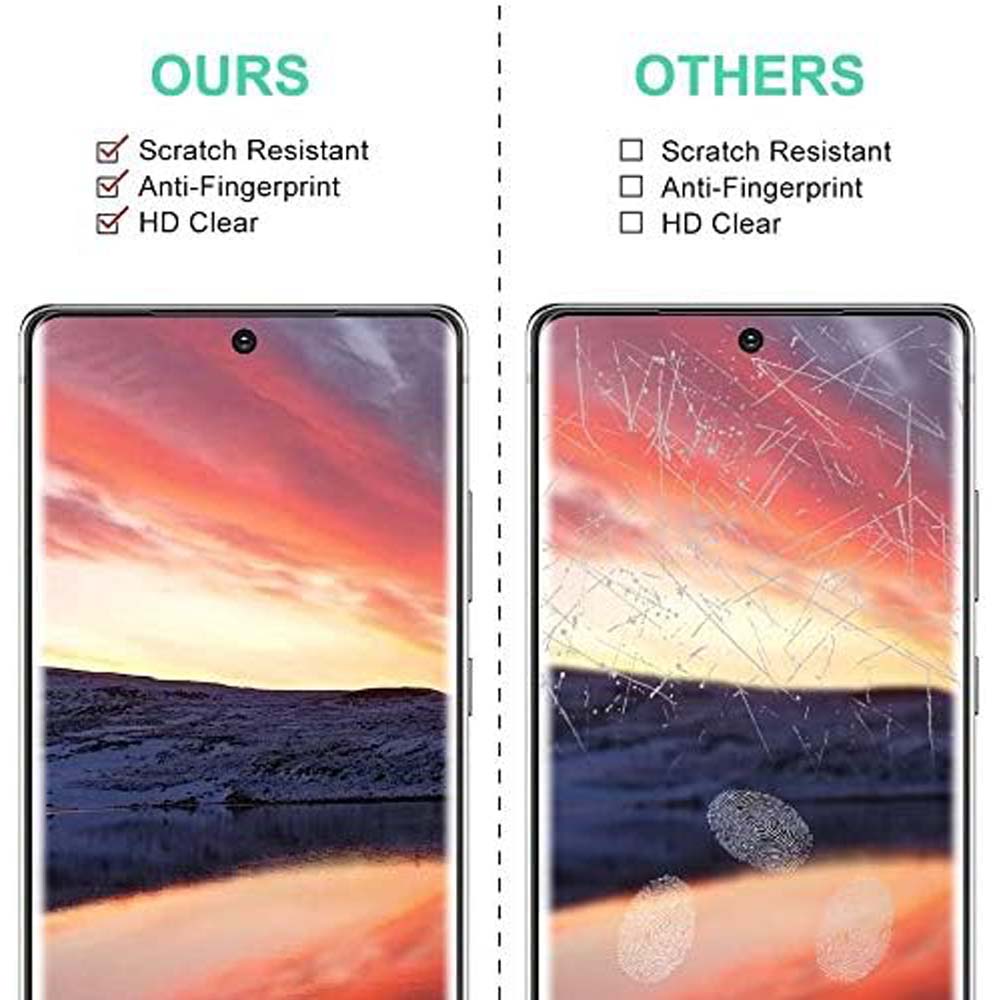9D Tempered Glass Screen Protector Compatible for Samsung Note 20 5G - Durable, Anti-Scratch, Bubble-Free, Full Screen Protection Nawazia