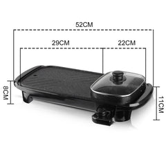 Customized Homemade BBQ Grill | Smokeless Indoor Electric BBQ Grill with Hot Pot Nawazia