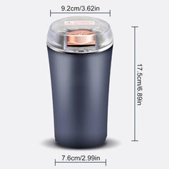 Small Stainless Steel Coffee Grinder - Powerful Electric Spice & Coffee Bean Grinder for Home, Compact & Multi-Purpose Nawazia