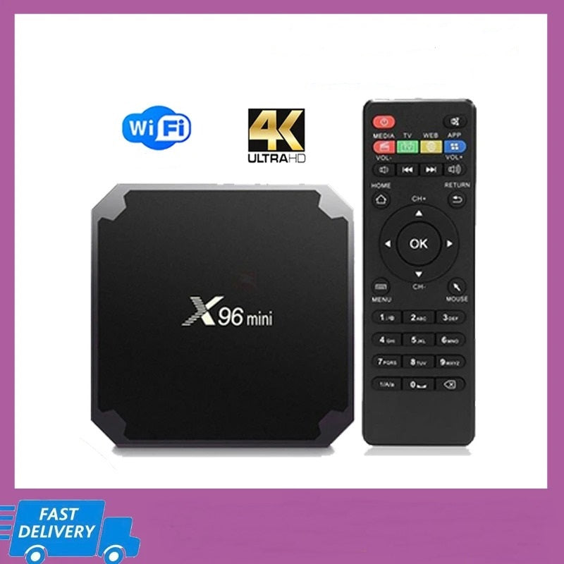 X96 Mini Smart TV Box | Android Set-Top Box with G WiFi, 3D Video, and 4K Ultra HD Media Playback Nawazia