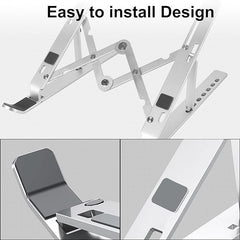 Creative Folding Laptop Stand | Adjustable & Portable Bracket for Enhanced Ergonomics Nawazia
