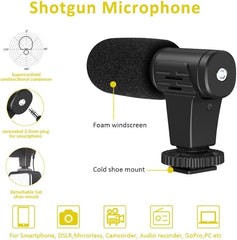 Live Set Fill Light Selfie Stick Tripod – Foldable, with Microphone & Adjustable Lighting Nawazia