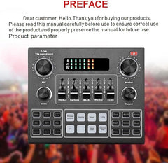 Elite V9 Sound Card & BM800 Pro Microphone Bundle | Complete Setup for Professional Broadcasting Nawazia