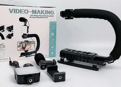 AY-49U U-Shaped Video Making Stabilizer Kit | Handheld Camera Gimbal for Smooth Filmmaking Nawazia