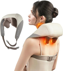 Wireless Back Muscle Relaxing Massage Pillow – Portable Neck, Shoulder, and Back Massager for Pain Relief Nawazia