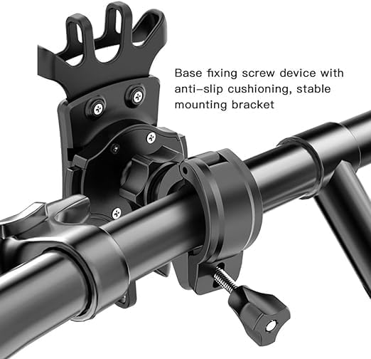 C66 Bike & Motorcycle Phone Holder | 360° Adjustable Mount for iPhone, Samsung, Huawei, and More Nawazia