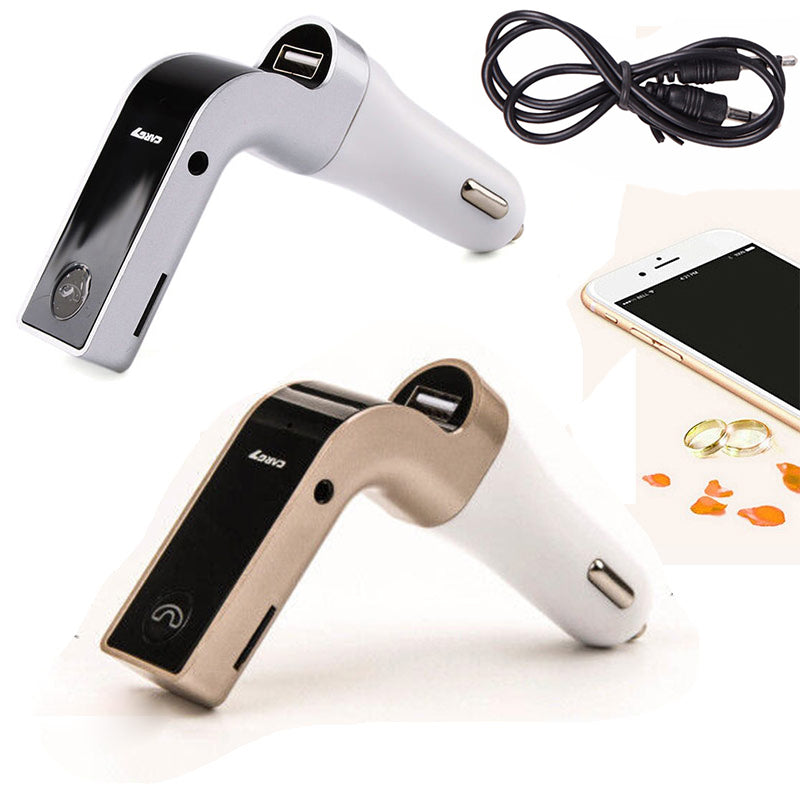 Car G7 LCD Bluetooth Car Charger FM Kit | MP3 Transmitter & Hands-Free Calling | (Multi) Nawazia