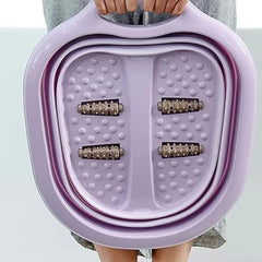 Green Collapsible Foot Spa Tub | Portable Pedicure and Relaxation Solution Nawazia