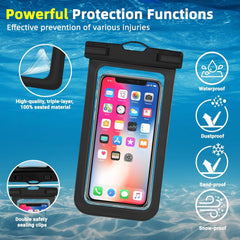 Waterproof Phone Pouch | IPX8 Waterproof Cell Phone Case | Universal Dry Bag for All Mobile Phones | Essential for Beach, Water Sports, & Outdoor Activities Nawazia