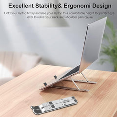 Creative Folding Laptop Stand | Adjustable & Portable Bracket for Enhanced Ergonomics Nawazia