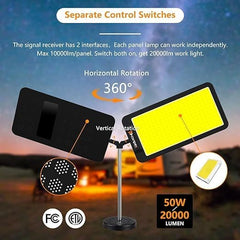 CONPEX LED Work Light | 20,000LM Dual-Head Adjustable Magnetic Light for Workshop & Camping Nawazia