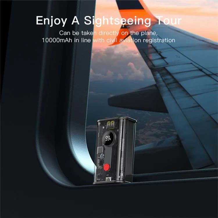 YP35 10000mAh Fast Charging Power Bank – Compact Power Solution with LED Battery Display Nawazia