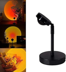 180° Rotatable USB Rechargeable Sunset Light Projector | Relaxing LED Night Light for Kids & Adults Nawazia