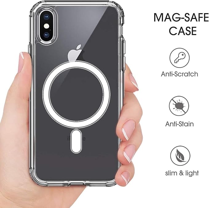 MagSafe Compatible Magnetic Phone Case | Military-Grade Protection for iPhone X Series Nawazia