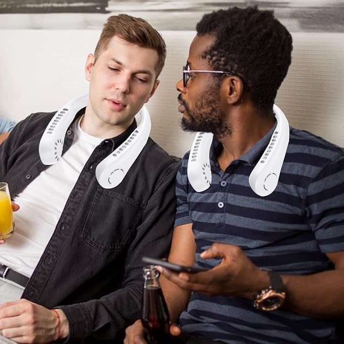 Foldable Neck Fan | Portable Personal Cooling System with 22 Air Outlets | Stay Cool Anytime, Anywhere Nawazia
