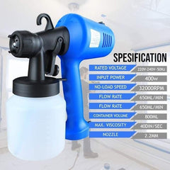 400W Electric Paint Sprayer Gun | Airbrush Spray Gun for Precise Home Painting Nawazia