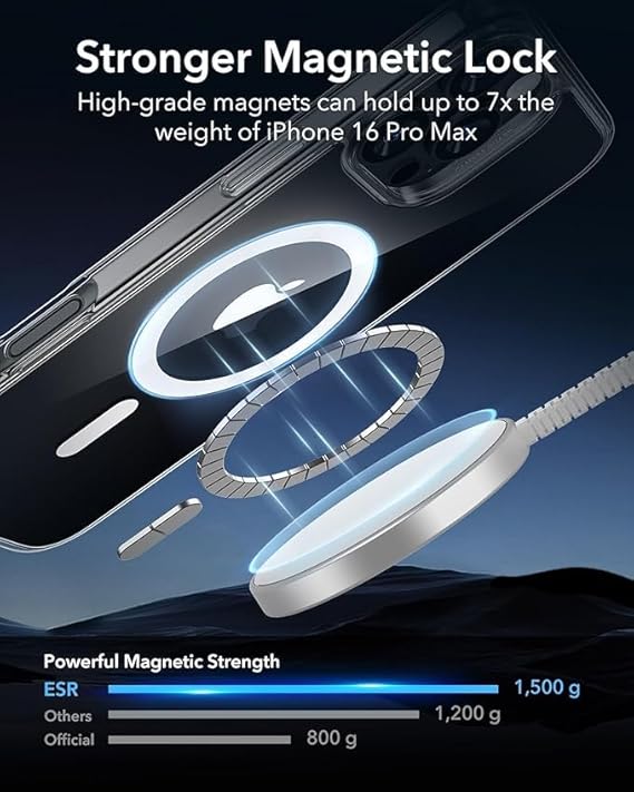 MagSafe Compatible Magnetic Phone Case | Military-Grade Shock Protection for iPhone 16 Series Nawazia