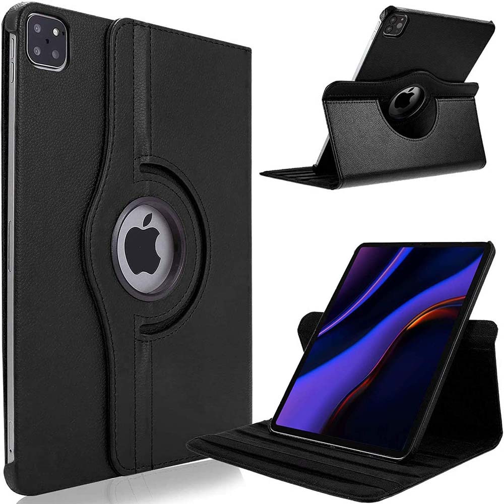 iPad Pro 13" M4 (2024) 360° Rotating Leather Case with Auto Sleep/Wake