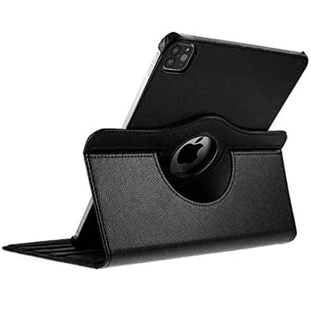 iPad Pro 13" M4 (2024) Protective Leather Case with Rotating Stand and Sleep Cover