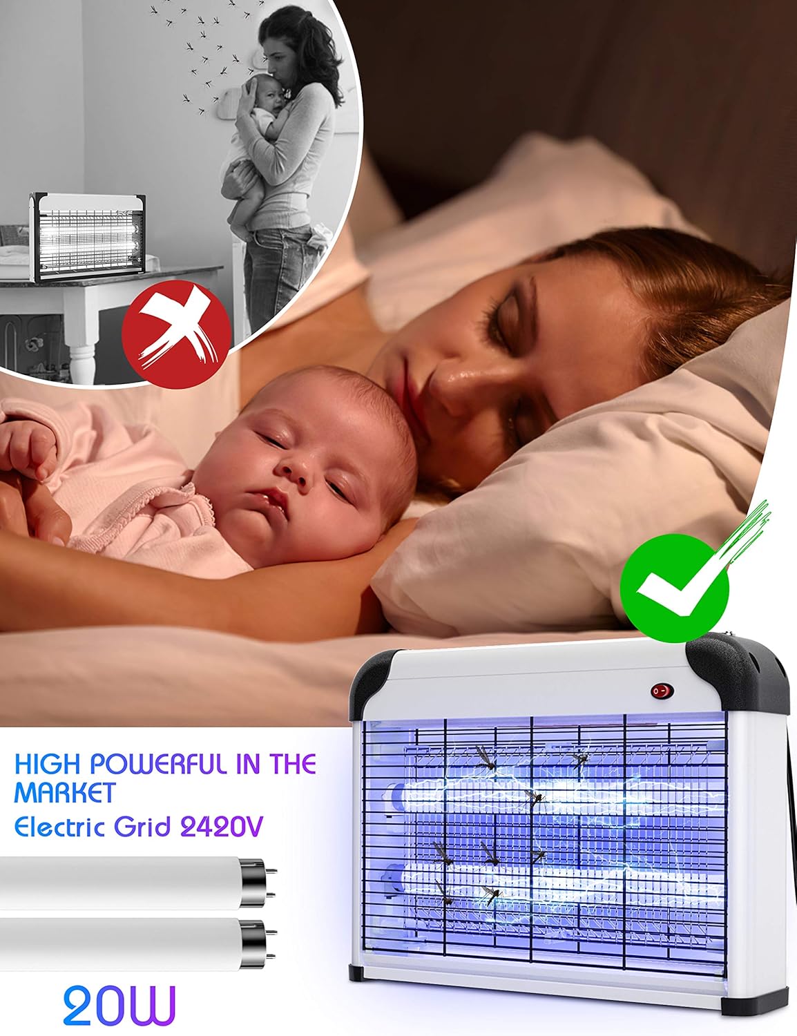 in Hanging Indoor Insect Trap for Mosquitoes