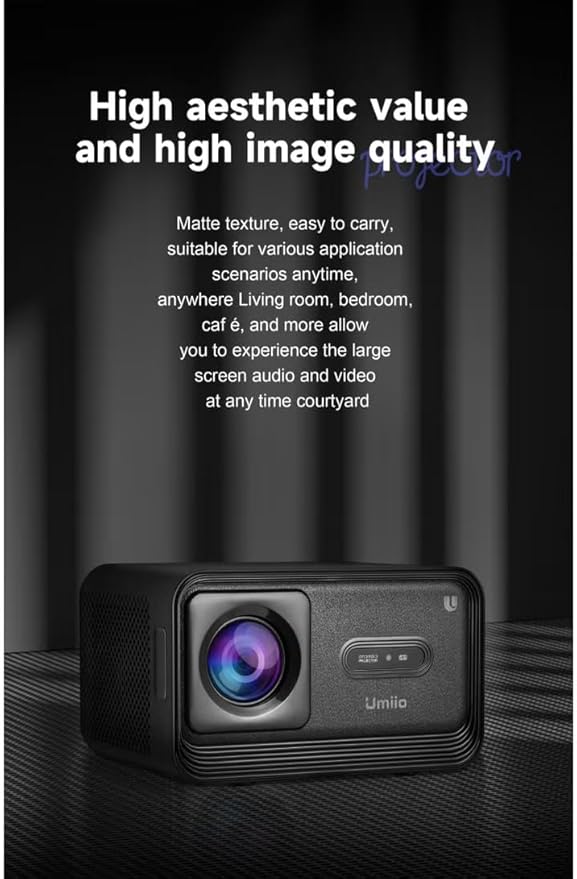 Smart Home Theater 4K Projector – WiFi & Bluetooth, 1200 ANSI Brightness, 50-150 Inch Display Nawazia