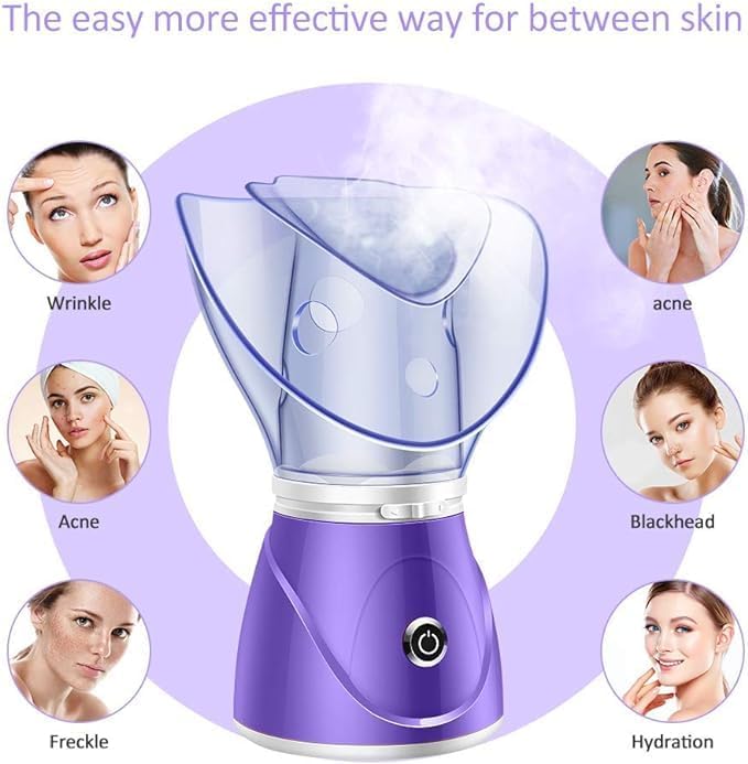Professional Facial Steamer | Portable Spa Experience for Deep Cleansing and Hydration Nawazia