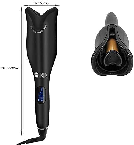 Spin N Curl Ceramic Rotating Hair Curler | Auto-Curling Tool for Effortless Curls & Waves | Salon-Quality Results at Home Nawazia