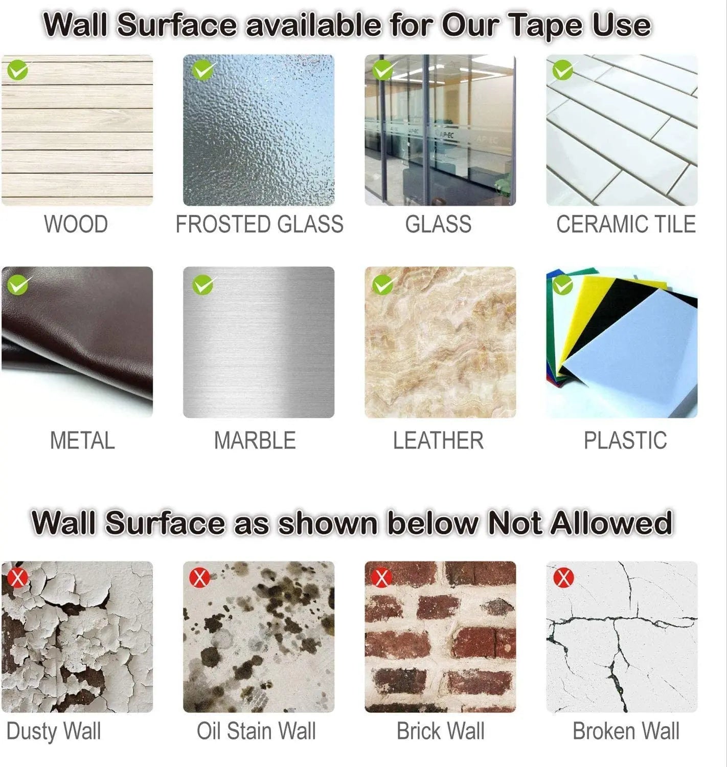 Strong Double-Sided Tape Heavy Duty | Versatile Indoor Adhesive for Mounting | No Drilling or Screws | Non-Toxic, Residue-Free, Super Sticky Grip Nawazia