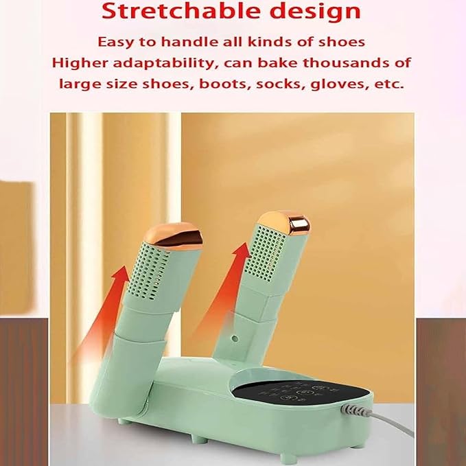 Electric Shoe Dryer with Adjustable Rack & Timer | Multi-Functional Boot & Glove Warmer | Efficient Dryer for Sweaty Shoes Nawazia