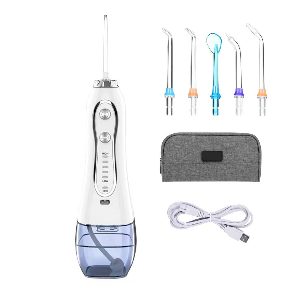 Portable Dental Water Flosser – Rechargeable Oral Irrigator with Bag, IPX7 Waterproof, Perfect for Home and Travel Nawazia