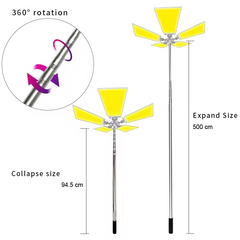 Energy-Efficient Camping Lantern | Remote-Controlled DC 12V LED Outdoor Light