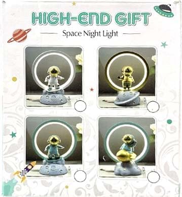 USB Plug LED Decorative Room Lights – Yoga Meditation Astronaut Modern Table Lamps | Relaxing Ambient Home Lighting Nawazia
