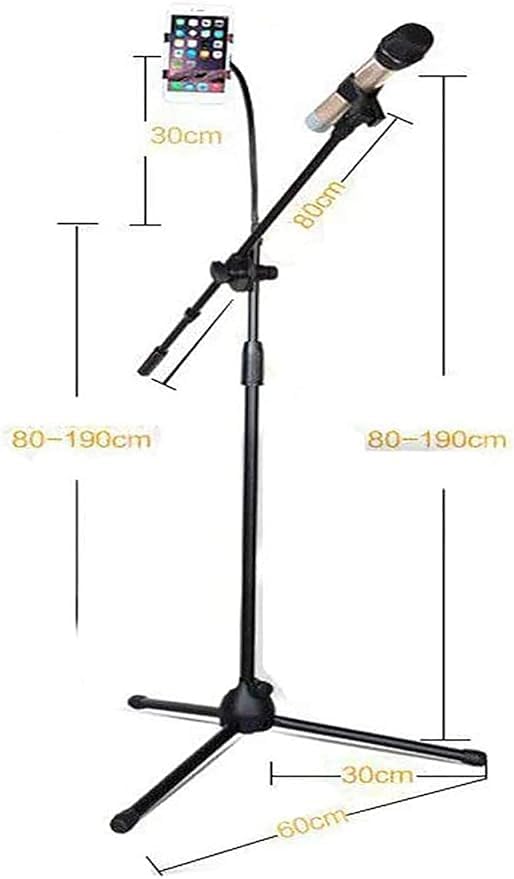 SJ-10 Tripod Microphone Stand | Durable & Adjustable Stand for Studio & Stage Nawazia
