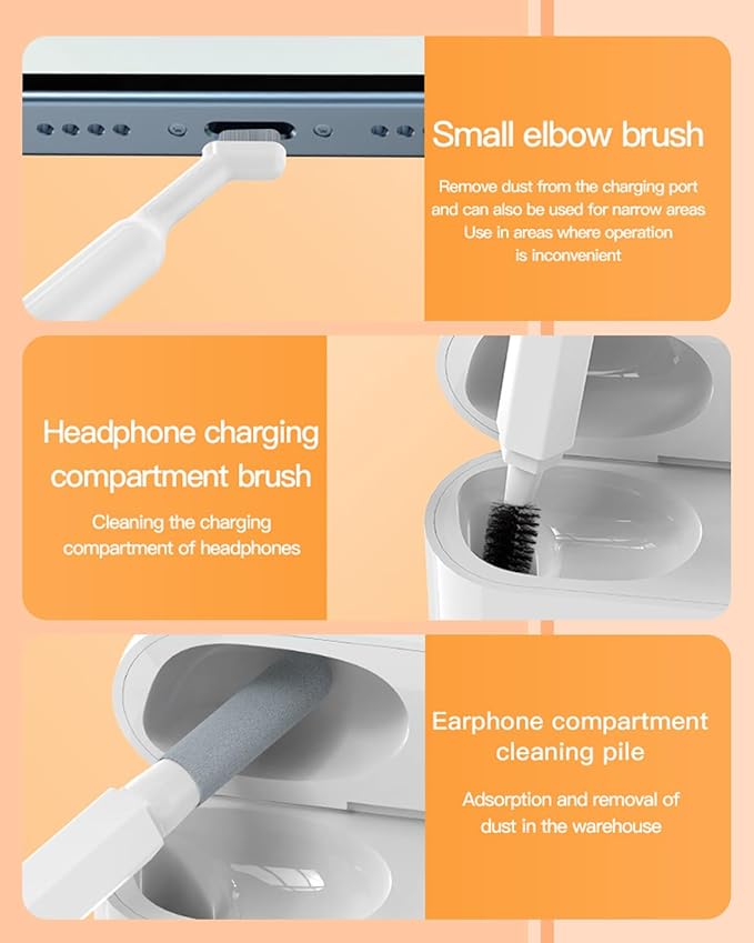 20-in-1 Electronic Cleaning Kit | Multifunctional Tool Set for Keyboards, Laptops, Headphones, Cameras, & Gadgets | Comprehensive Cleaning Solution Nawazia